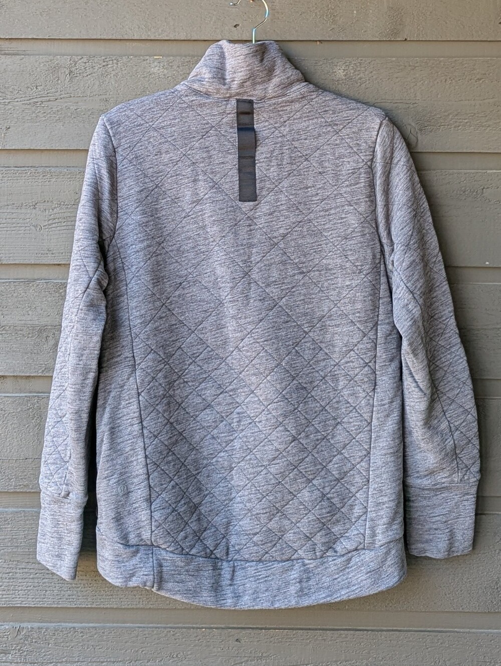 Lululemon Forever Warm Pullover Heathered Core Dark Grey Size 6 - Picture 8 of 10